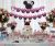 77 Paquete De Minnie Temática Del Globo Del Cumpleaños Decor