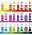 12 Torta De Alimento Colorante Para Colorear Juego, Nomeca F