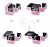 Caja Maquillaje Profesional Organizador Cosmeticos Espejo Pk