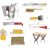 Alibees Apicultura Fuentes Herramientas Deluxe Set 10 Piezas