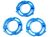 3 Unids Afeitadora Sh50 Soporte Holder Razor Anillo De Bloqu