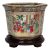 Oriental Furniture – Maceta De Porcelana Con Medallón De Ros
