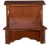 Powell Woodbury Caoba Cama Paso Con Almacenamiento