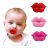 3pcs De Silicona Suave Diseño Lindo Chupete Con Beso De Labi