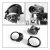 Dna Motoring Fbp-fl-002 Polypropylene Abs Front Bumper+fog L