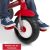 Radio Flyer Deluxe Steer Stroll Trike, Sencillo, Rojo, Roj