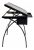 Mesa Dibujo Escritorio Cristal Templado Restirador Negro
