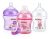Nuby Natural Touch 3 Botellas Paquete Con Flujo Lento Del Pe