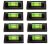 Nivel 8pcs Magnética Mini 48x24mm Burbuja Nivel De Aire Con