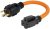 Adaptador De 30 Amperios Nema L6-30p Macho A 6-20r T-blade A
