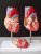 1: 1 Del Corazón Humano Anatomía Modelo B Color Estupendo Pa