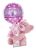 Aviso De La Niña Lote – Pink Animal Oso De Peluche, Globos Y