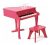 Hape Happy Grand Piano En Color Rosa Bebé Instrumento Musi