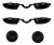 Sn-riggor Replacement Black Full Button Set T8 T6 Screwdriv
