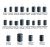 Capacitores 4.7uf 6.8uf 10uf 15uf 22uf 47uf 100uf 220uf 330u
