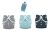 Thirsties Duo Wrap Snaps Cubiertas Panal 3 Pack Combo: Fin (