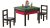 Utex – Juego De Mesa De Actividades Y 2 Sillas 2 Es 1 Niños