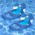 Swimways Piscina Del Resorte Del Flotador Reclinable Con Tol
