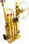 Panellift 117 Drywall Ascensor Almacenamiento Dolly, Amarill