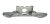 E-mods Gaming Replacement Silver Lb Rb Bumper Trigger Midd