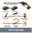 Worx Wg620 20v 4.0ah Hydroshot Limpiador De Energía Portátil