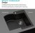 Kraus Kgd-441black Quarza – Fregadero De Cocina De Granito D