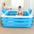 Bañera Inflable De Plástico, Xl, De Color De Azul, Plegable,