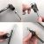 10pcs Tuerca Remover, 9-19mm Impacto Tuerca Juego De Extract