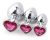3pcs Acero Inoxidable Amal Plug Juguetes, Herramientas Metal