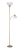 Mainstays Lampara De Piso 2 Focos 182.8 Cm Oro