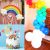G.c Arco Iris Decoración De Cumpleaños Y El Primero De La To