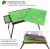 Fanwer Mesa De Rompecabezas De Madera Con Cajones Y Patas Pa