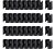 Anphsin 36 Pares De 72 Clips De Bloqueo De Estante Para Esta