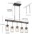 Candelabro Mason Jar Candelabro De 5 Luces Para Comedor, Ilu