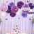 White Party Púrpura 38pcs Decoración Linternas De Kit Con Fl
