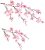 Decowall Dwl-1903 Acuarela De Las Flores De Cerezo Niños Peg