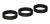 Kirby Fba301291 3 Acanalado Aspiradora Belts, Negro
