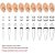 Bodyj4you 50pc Medidores Juego De Orejas Cuidados Postoperat