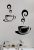 Vinilo Decorativo Vinil Pared Silueta Tazas Café Humeante