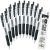 Cebra Sarasa Clip 0.5mm Negro, Jj15-bk, 10 Corrales Por Paqu