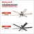 Ventilador De Techo Honeywell 51035-01kaliza Modernos Led Ve
