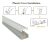 Muzata 10 Paquete 1 M 3,3 Pies Canal Led / Aluminio Para Led