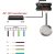 Eurus Home – Luces De Piscina Ultrafinas De 12 V Y 6 W Con M