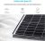 Renogy, Marco Negro Panel Solar Monocristalino De 100 Vatios