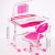 Cantonape Juego De Escritorio Y Silla Para Niños, Altura Aju