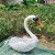 Luluo Estatuas De Cisne De Jardín Solar,metal Al Aire Libre