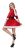 Disfraz De Señora Claus Con Capucha Para Mujer, X-grande