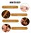 10 Piezas Extensiones Del Pelo Del Lazo Kit Tirando De Las A