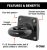 Curt 48560 Pintle Lunette Anillo De Enganche, 3 Pulgadas De