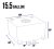 Adn Automovilismo Alu-ft-t5-rd 15,5 Galones De Aluminio De L